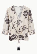 Blusa Decote V Floral