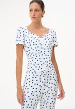 Blusa Alfaiataria Poá