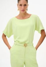 Blusa Decote Canoa