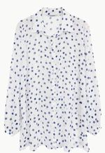 Camisa Chiffon Poá