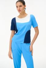 Conjunto Crepe Com Recortes