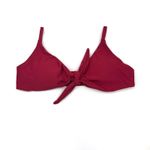 Top Laço Vermelho Queimado