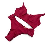 Conjunto Confy Vermelho Queimado