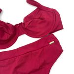 Conjunto Retrô Vermelho Queimado