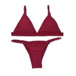 Conjunto Fixo Vermelho Queimado