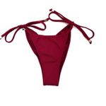 Calcinha Lacinho Vermelho Queimado