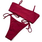 Calcinha Lação Vermelho Queimado