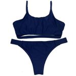 Conjunto Ousadia Azul Marinho Liso