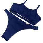 Calcinha Ousadia Azul Marinho Liso