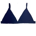 Top Fixo Azul Marinho Liso