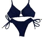 Conjunto Tiras Azul Marinho Liso