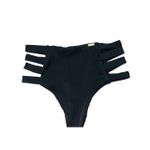 Calcinha Hot Pants Malibu Preto Liso
