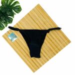 Calcinha Fixa Preto Liso