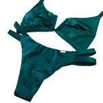 Conjunto Maldivas Verde Musgo Glow