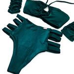 Calcinha Hot Pants Malibu Verde Musgo Glow