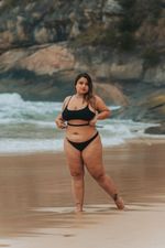 Conjunto Ousadia Preto Liso