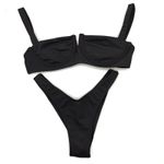 Conjunto Bahamas Preto Liso
