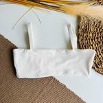 Top Faixa Luxo Off White Liso