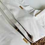Top Ousadia Luxo / Hot Pants Confort OFF WHITE LISO