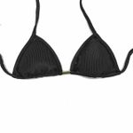 Top Cortininha Preto Canelado