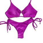Conjunto Tiras Fucsia Canelado