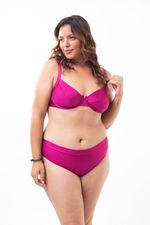 Conjunto Retrô Fucsia Canelado Antigo