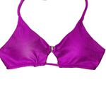 Top Tiras Fucsia Canelado Antigo