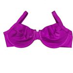 Top Retrô Fucsia Canelado Antigo