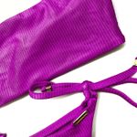 Calcinha Lação Fucsia Canelado Antigo