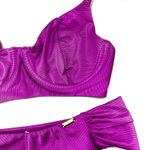 Calcinha Tira Larga Fucsia Canelado Antigo