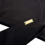 Top Nula Manga Preto Liso