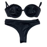 Conjunto Hawaii Meia Taça Preto Liso