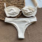 Conjunto Hawaii Meia Taça Off White Liso
