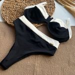 Calcinha Hot Pants Tradicional Duo / Preto e Off White