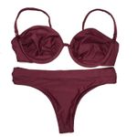 Conjunto Hawaii Meia Taça Berry Canelado