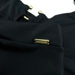 Top Santorini Preto Liso