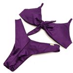 Conjunto Laço Uva Canelado