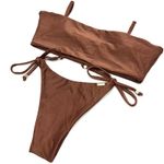 Conjunto Faixa Marrom Avelã Canelado