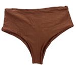 Calcinha Hot Pants Confort Marrom Avelã Canelado