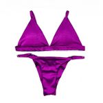 Conjunto Fixo Fucsia Canelado