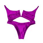 Conjunto Maldivas Fucsia Canelado