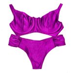 Conjunto Confy Fucsia Canelado