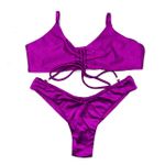 Conjunto Cancun Fucsia Canelado