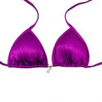 Top Cortininha Fucsia Canelado