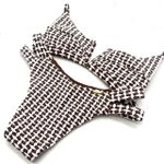 Conjunto Maldivas Crochete Marrom