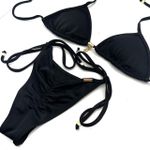 Conjunto Cortininha Preto Liso