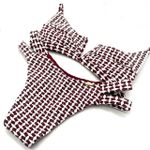 Conjunto Maldivas Crochete Cereja