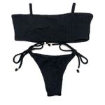 Conjunto Faixa Crochete All Black