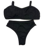Conjunto Mônaco Crochete All Black