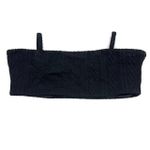 Top Faixa Crochete All Black